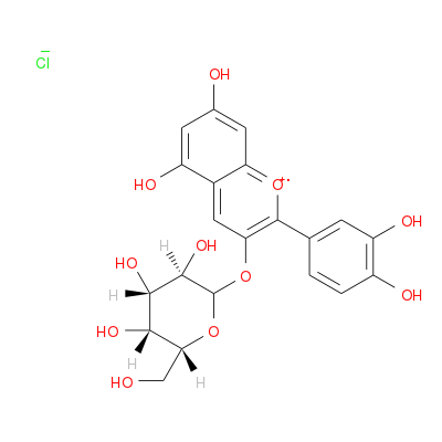 氯化矢车菊素半乳糖苷