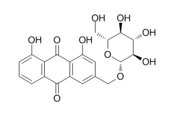芦荟大黄素-3-（羟甲基）-O-β-D-葡萄糖苷
