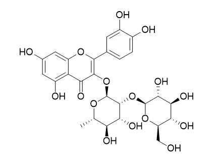 槲皮素 3-O-葡萄糖基 (1→2)鼠李糖苷