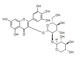 杨梅素-3-O-β-D-木糖（1-2）-β-D-葡萄糖苷