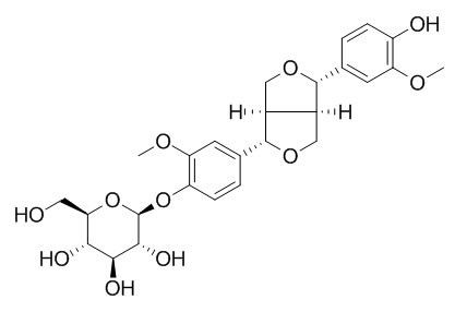 (+)-松脂素-β-D-吡喃葡萄糖苷