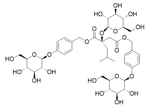 1， 4-二［4-(葡萄糖氧) 苄基］ -2-异丁基苹果酸酯-2-葡萄糖苷