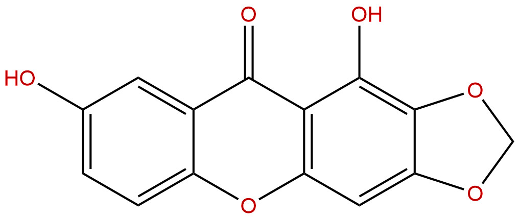 1,7-二羟基-2,3-亚甲二氧基口山酮