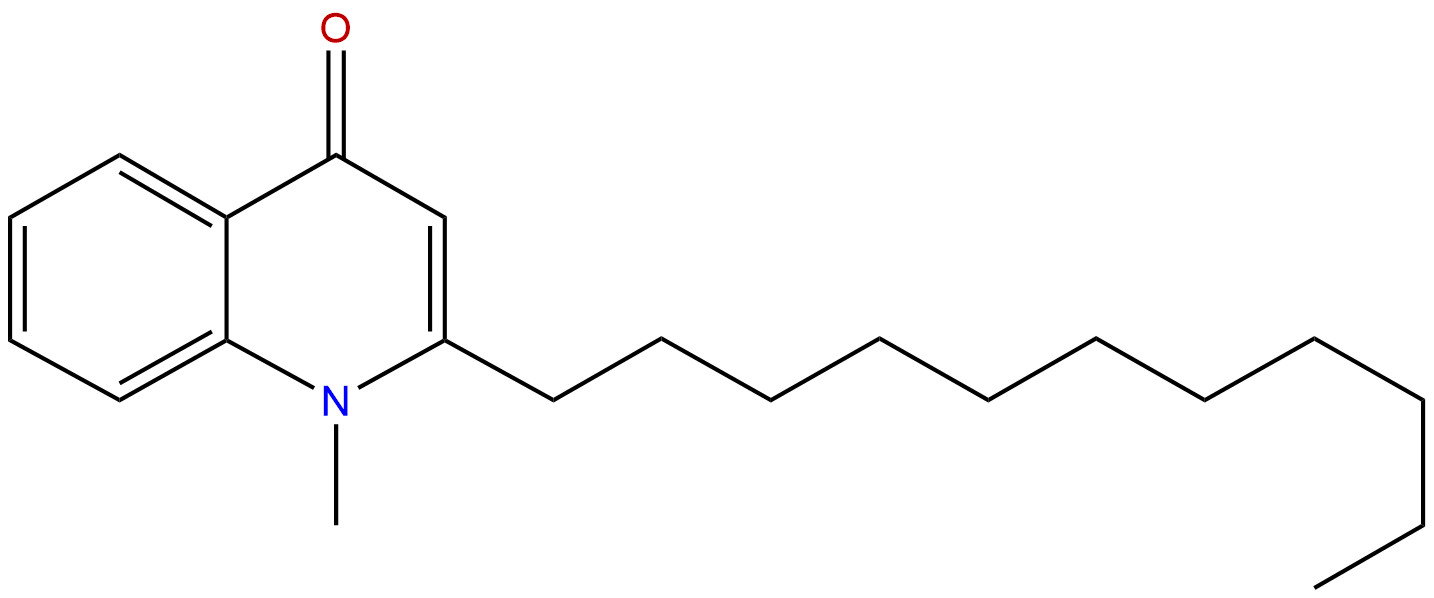 1-甲基-2-十一烷基喹啉-4(1H)-酮