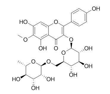3,4′,5,7-四羟基-6-甲氧基黄酮-3-O-芸香糖苷