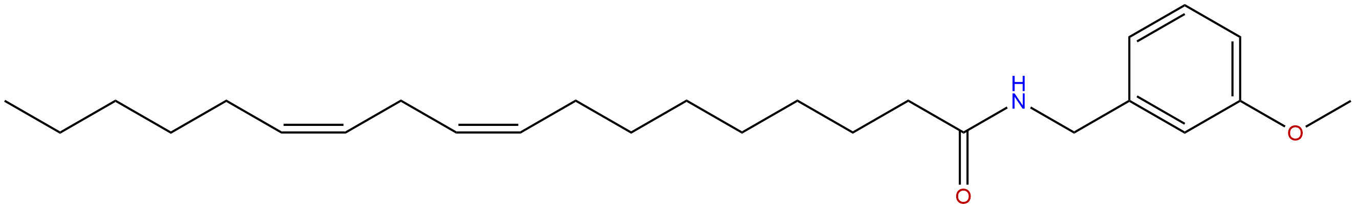 N-（3-甲氧基苄基）-亚油酰胺