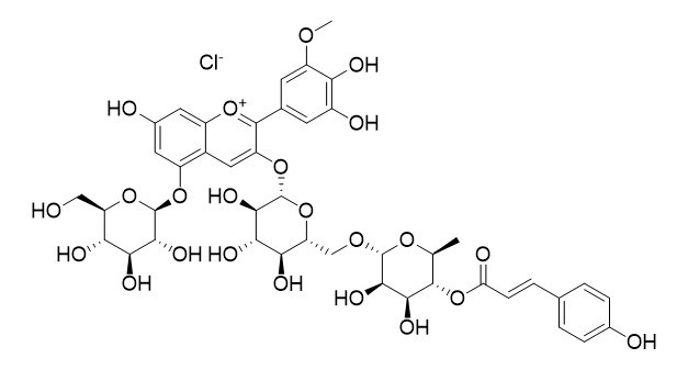 矮牵牛素-3-O-芸香糖苷(反-对香豆酰)-5-O-葡萄糖苷