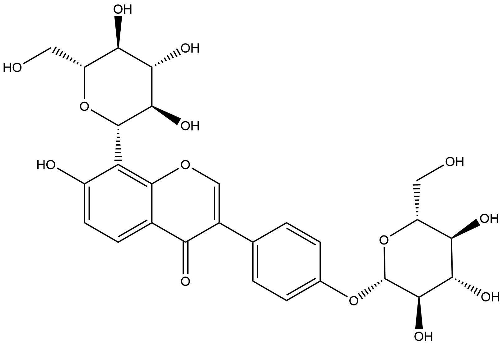葛根素-4'-β-D-葡萄糖苷