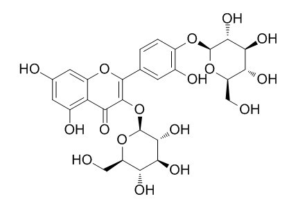 槲皮素 3,4'-二葡糖苷