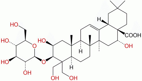 桔梗皂苷元-3-O-β-D-吡喃葡萄糖苷