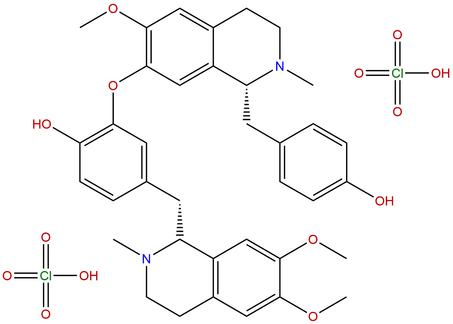 莲心碱高氯酸盐