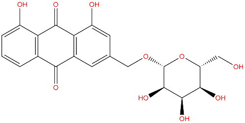 芦荟大黄素-ω-O-β-D-葡萄糖苷
