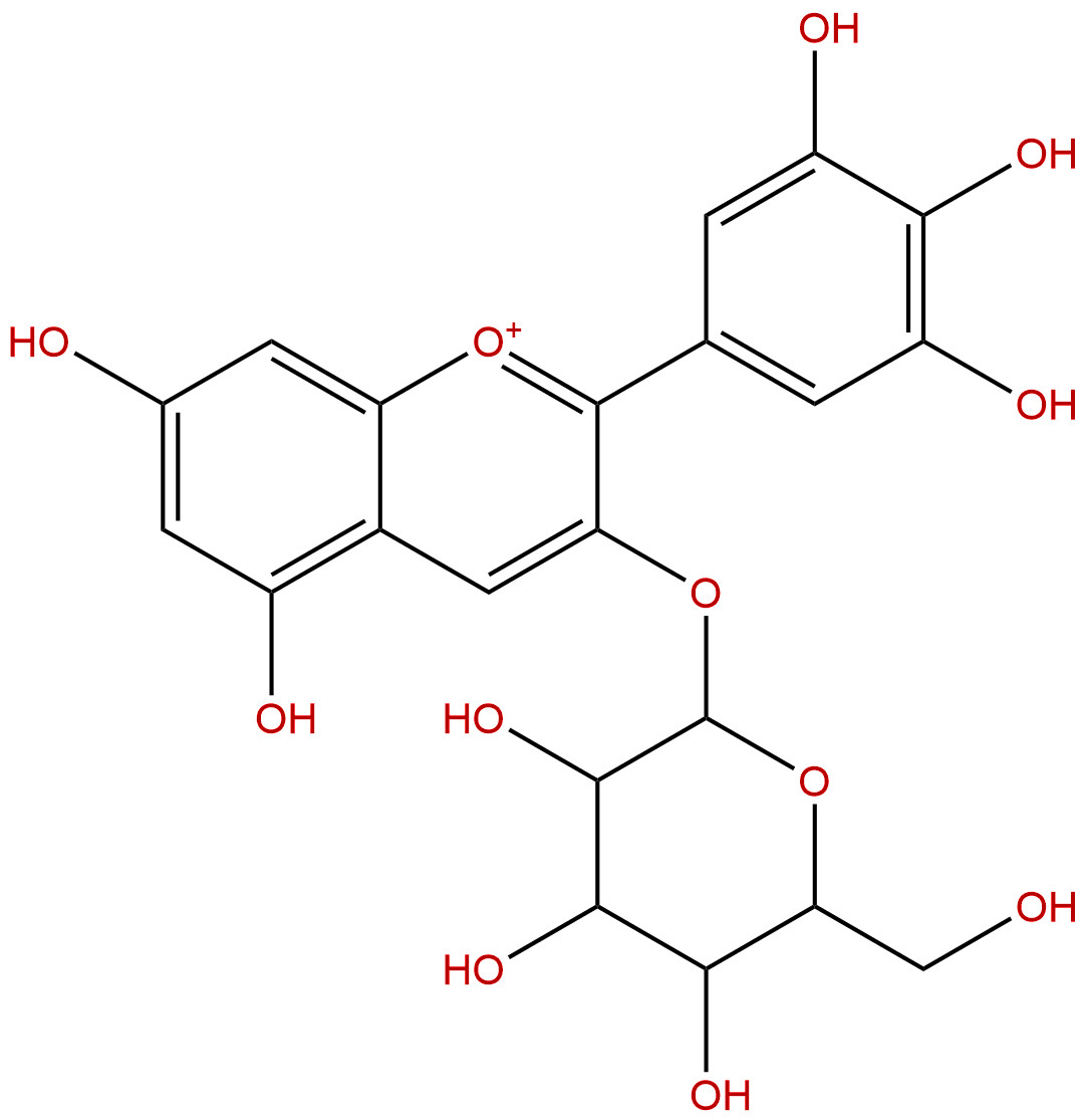 氯化飞燕草素-3-半乳糖苷