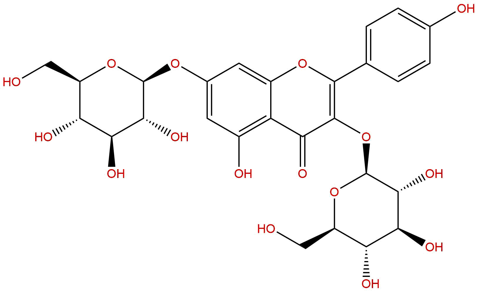 山柰酚-3,7-二-O-葡萄糖苷