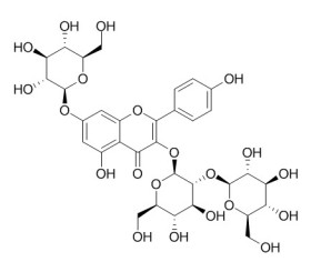 山柰酚-3-O-槐二糖-7-O-葡萄糖苷