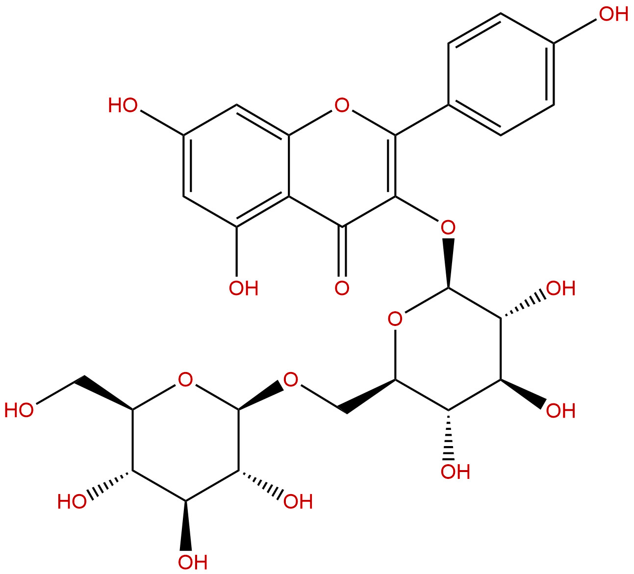 山柰酚-3-O-龙胆二糖苷