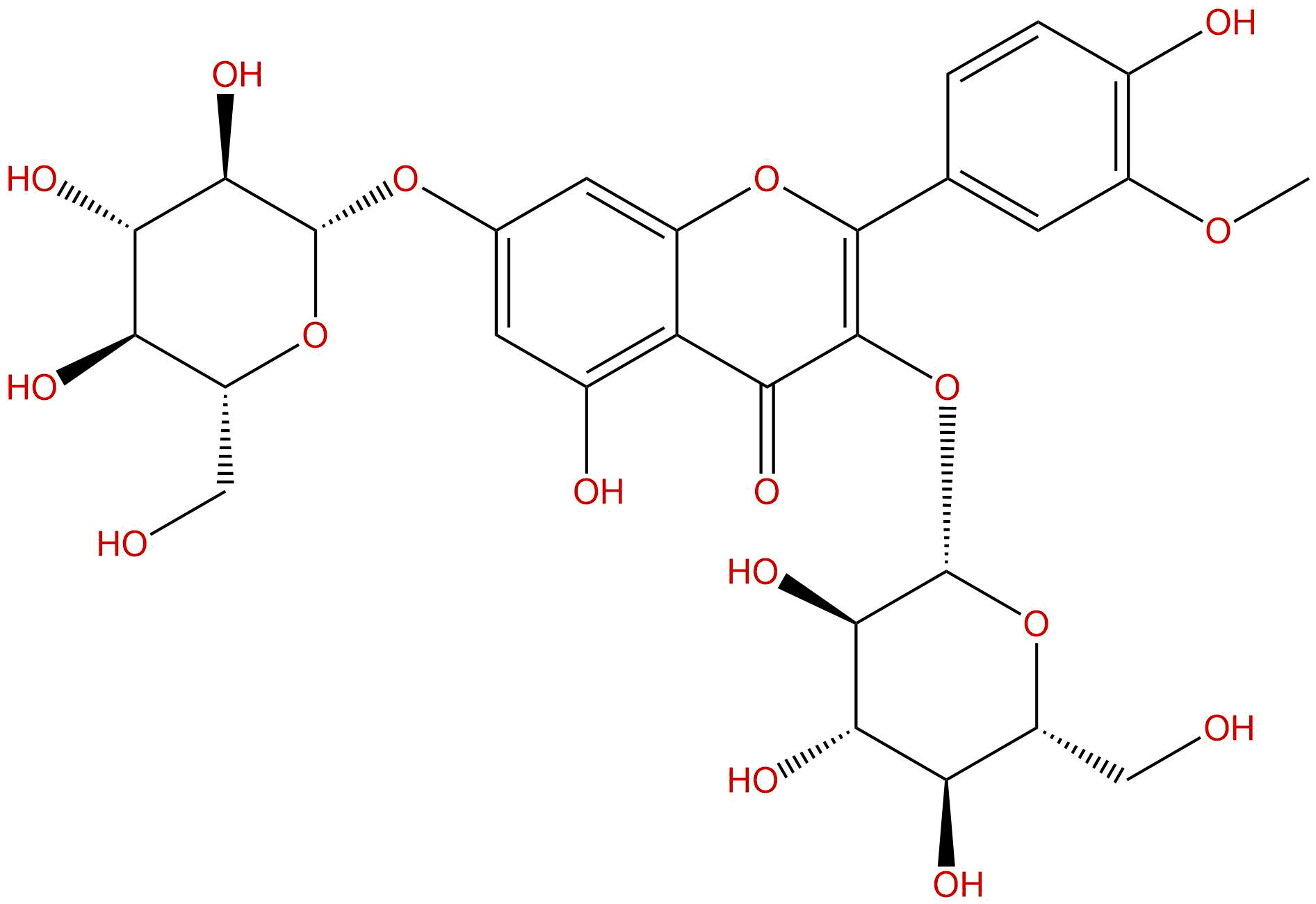 异鼠李素-3,7-O-二葡萄糖苷