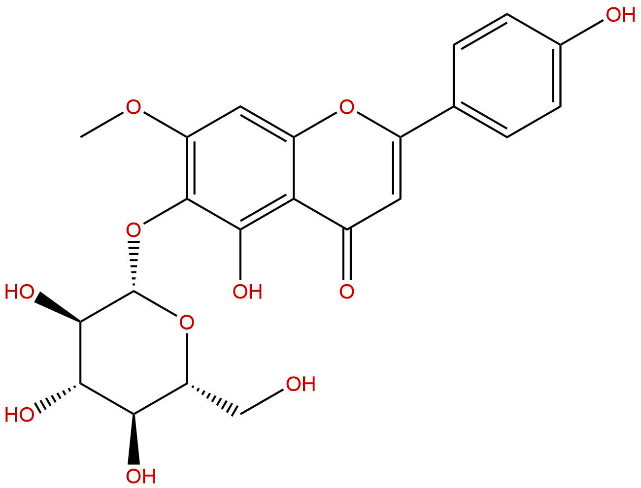 鼬瓣花亭-6-O-β-D-葡萄糖苷