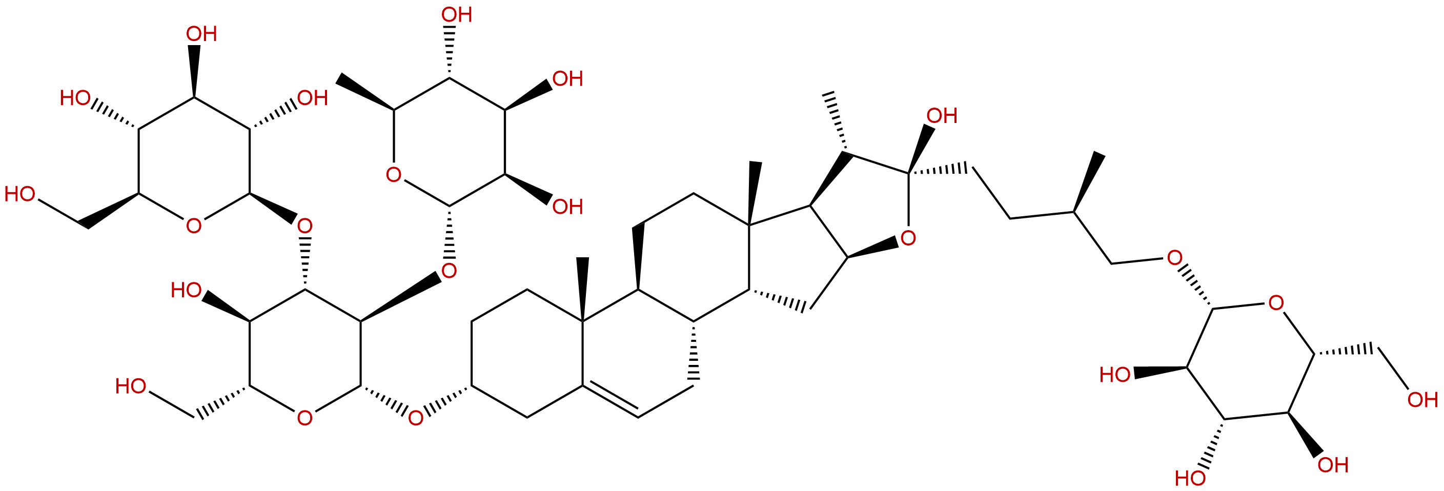原纤细薯蓣皂苷