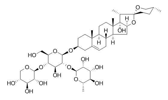 Glucopyranoside,(3beta,25R)-17-hydroxyspirost-5-en-3-yl