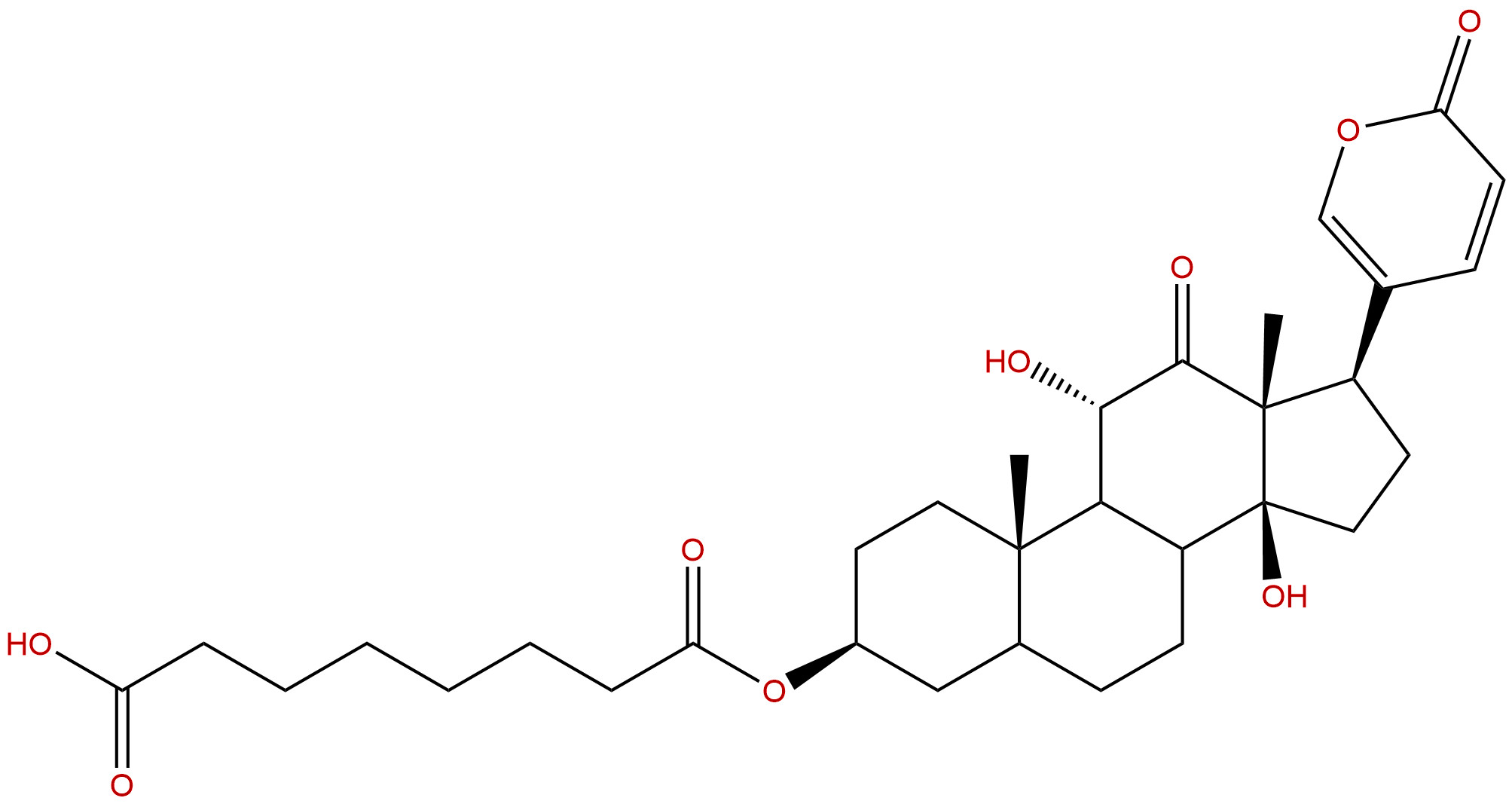 沙蟾毒精 3-辛二酸半酯