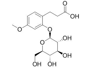 2-O-beta-D-葡糖基氧基-4-甲氧基苯丙酸
