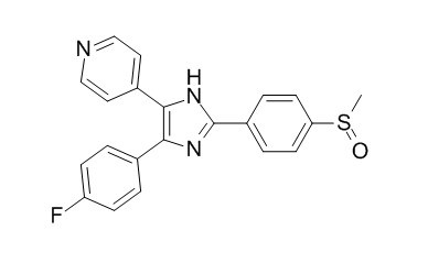 4-(4-氟苯基)-2-(4-甲基亚磺酰基苯基)-5-(4-吡啶基)-1H-咪唑
