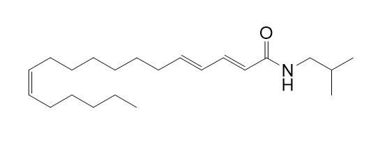 N-异丁基-(2E,4E,12Z)-十八烷基-1-酰胺