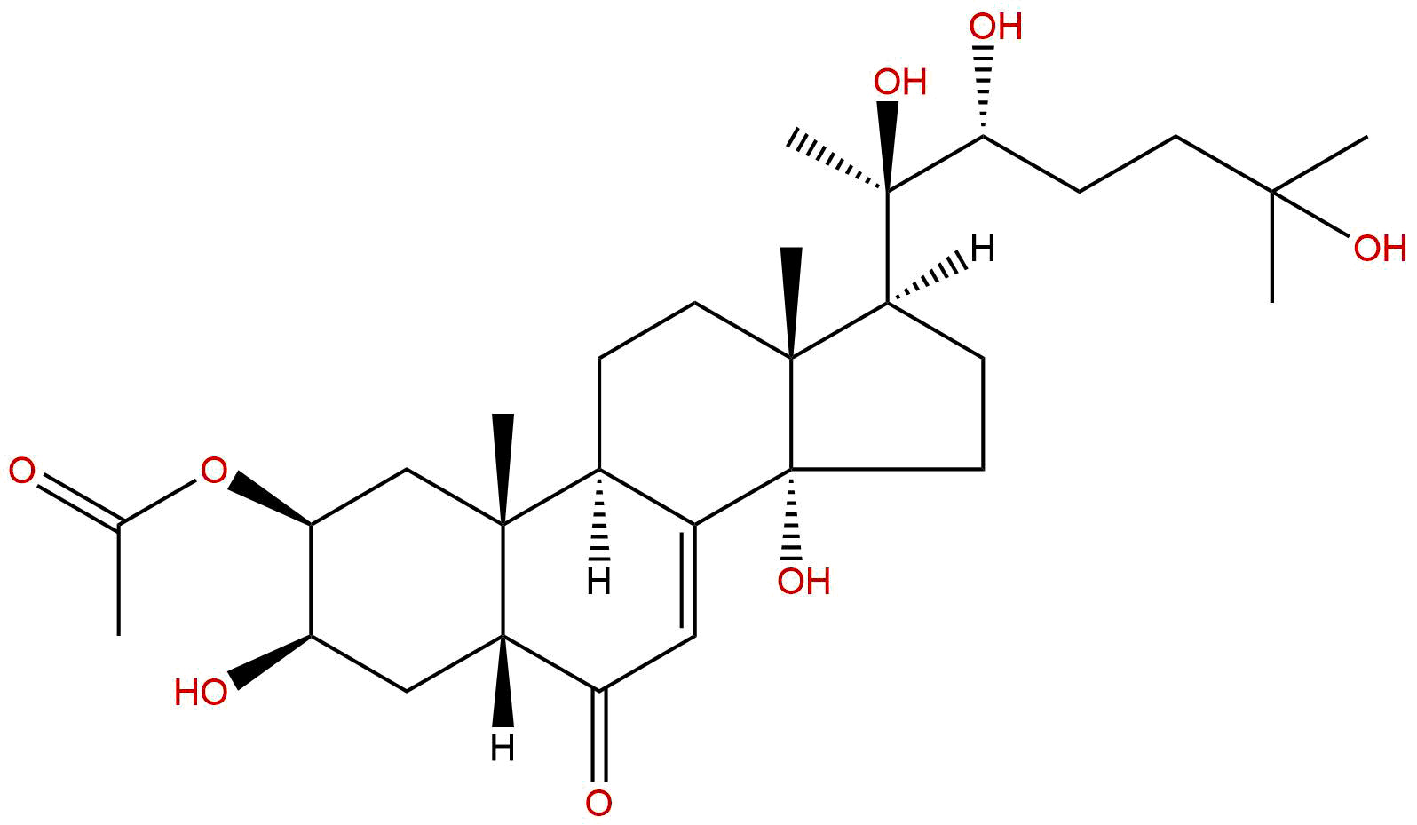 2-乙酰基-20-羟基蜕皮甾酮
