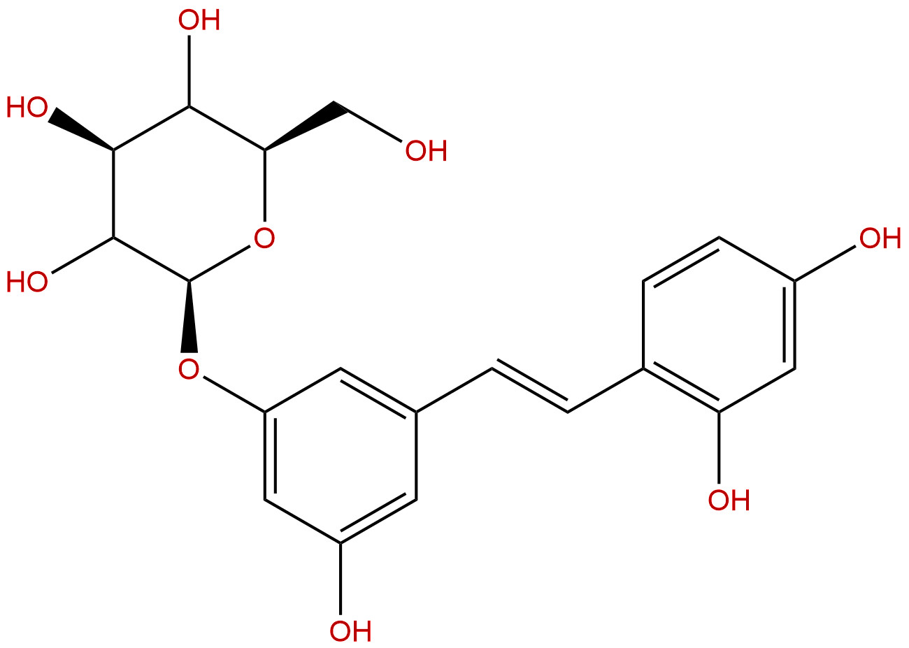 氧化白藜芦醇-3'-O-β-D-吡喃葡萄糖苷