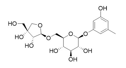 Orcinol 1-O-beta-D-apiofuranosyl-(1->6)-beta-D-glucopyranoside