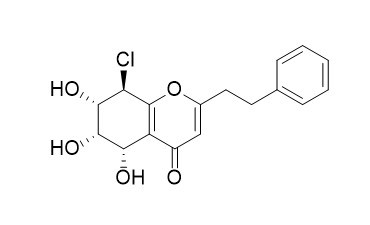 8-氯-2-(2-苯乙基)-5,6,7-三羟基-5,6,7,8-四氢色酮