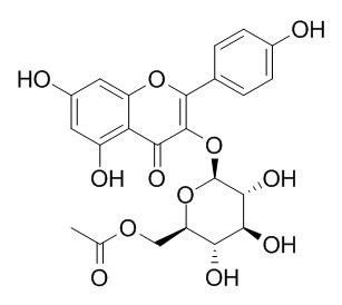 堪非醇3-O-(6''-O-乙酰基)葡萄糖甙