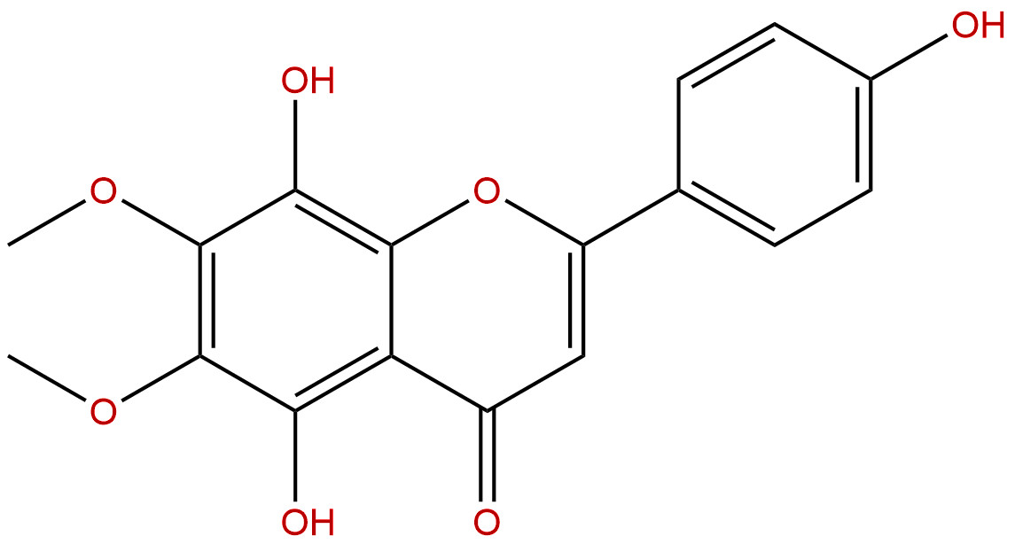 5,8-二羟基-2-(4-羟基苯基)-6,7-二甲氧基-4H- 1-苯并吡喃-4-酮