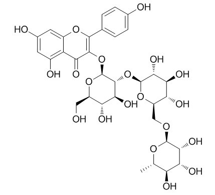 Kaempferol-3-O-α-L-rhamnopyranosyl-(1->6)-β-D-glucopyranosyl-(1→2)-β-D-glucopyranoside