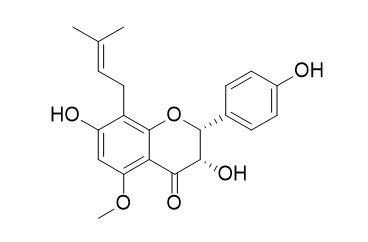 (2R,3S)-3,7,4'-三羟基-5-甲氧基-8-异戊烯基二氢黄酮