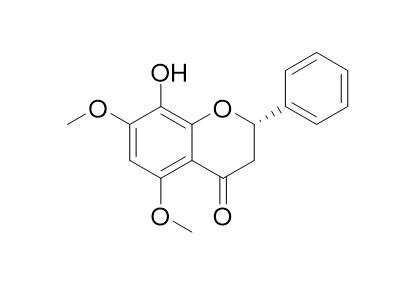 8-羟基-5,7-二甲氧基黄烷酮