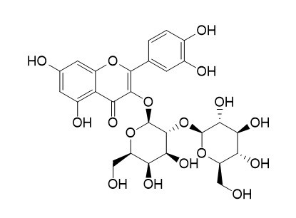 槲皮素-3-O-葡萄糖基(1→2)半乳糖苷