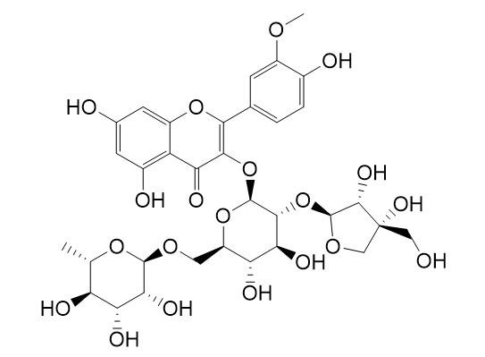 异鼠李素 3-O-呋喃芹菜糖 (1→2)[鼠李糖(1→6)]葡萄糖苷