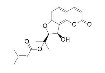 9-羟基-O-异戊烯酰基-8,9-二氢山芹醇