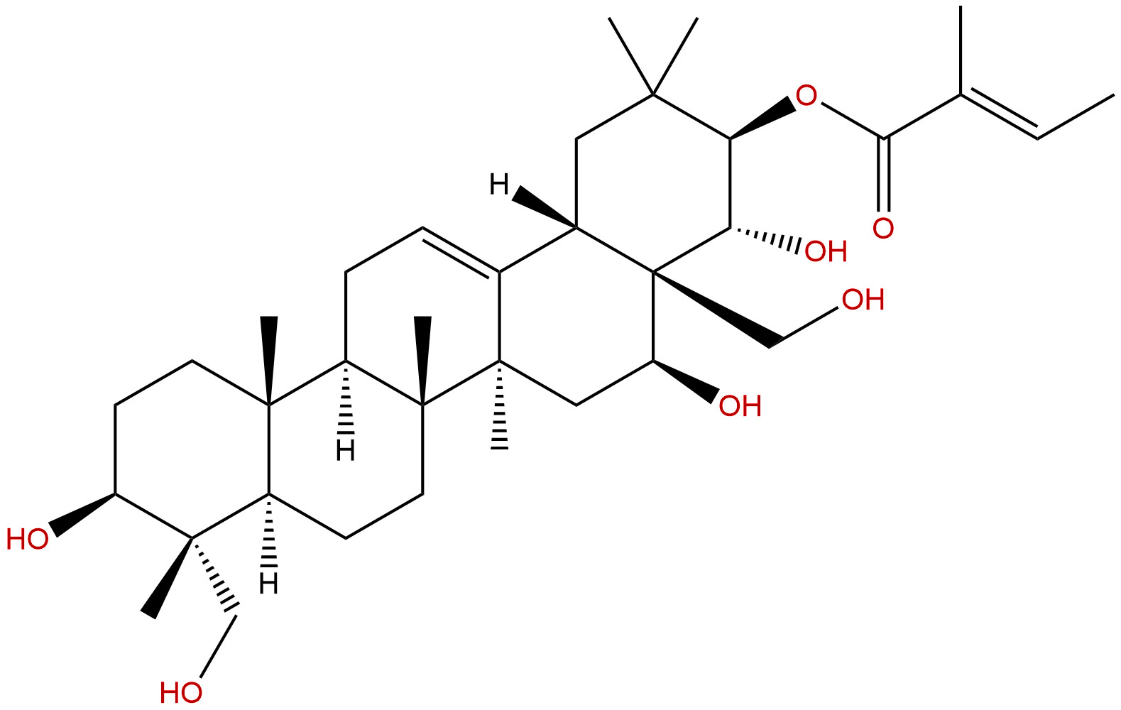 21-O-巴豆酰基匙羹藤新苷元