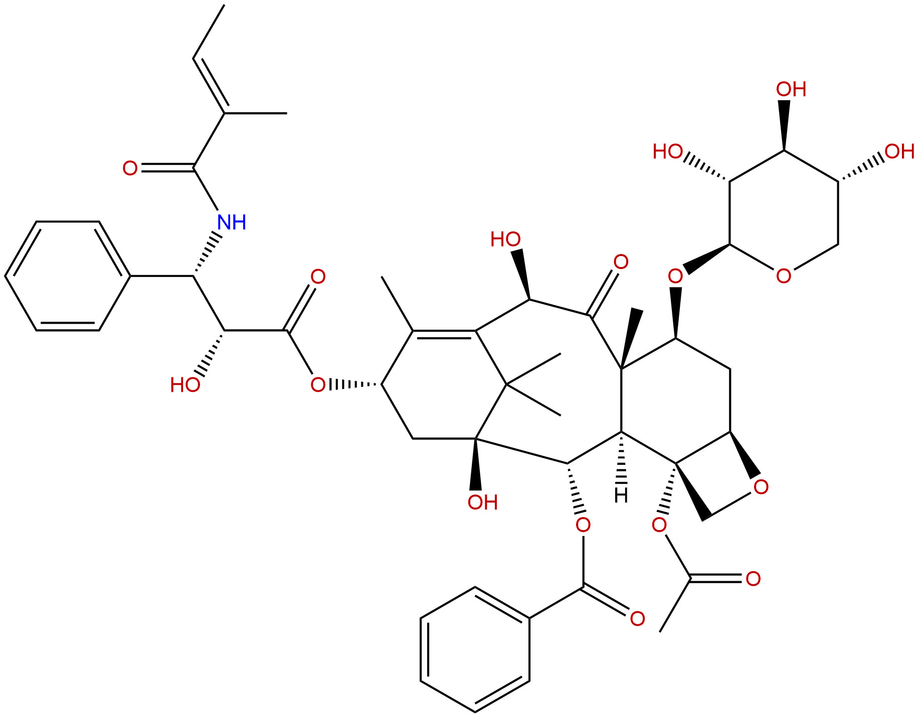 7-木糖基-10-去乙酰基紫杉醇 B