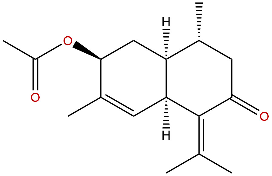 3-Acetoxy-4,7(11)-cadinadien-8-one