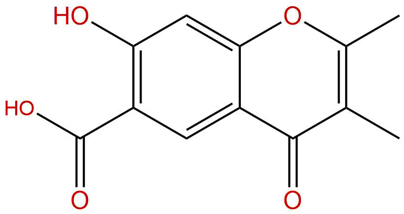 6-羧基-7-羟基-2,3-二甲基色酮