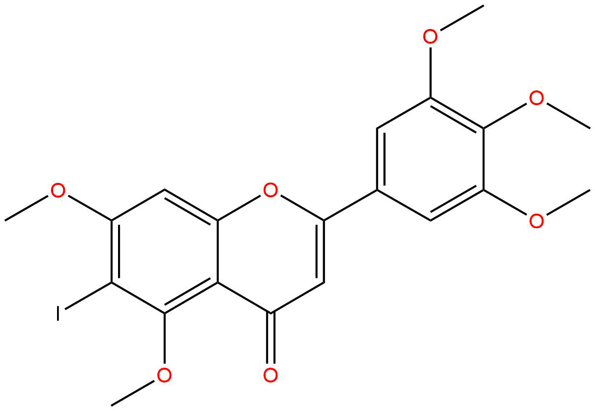 6-碘代5,7,3',4',5'-五甲氧基黄酮