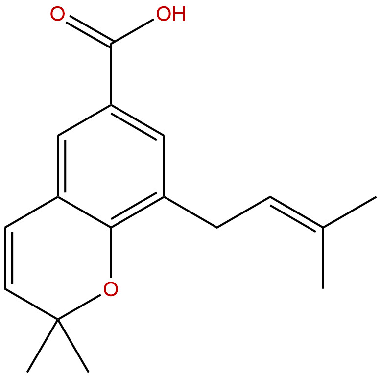 2,2-Dimethyl-8-prenylchromene-6-carboxylic acid