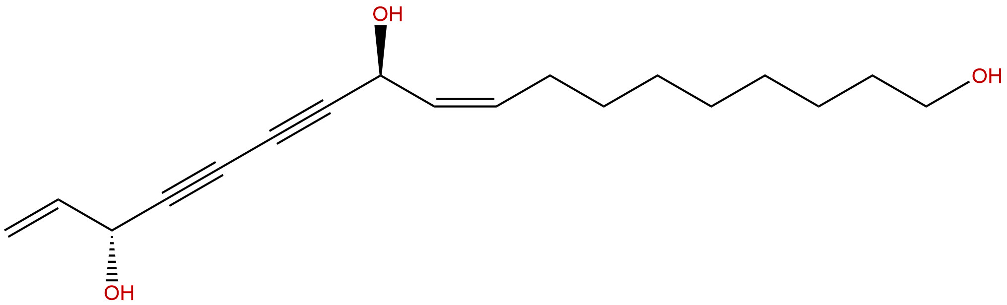 9,17-Octadecadiene-12,14-diyne-1,11,16-triol