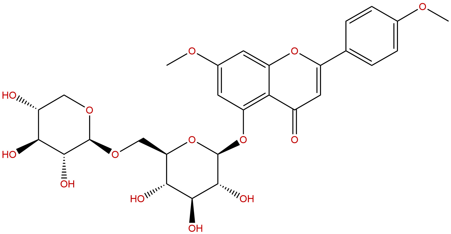7,4'-Di-O-methylapigenin 5-O-xylosylglucoside