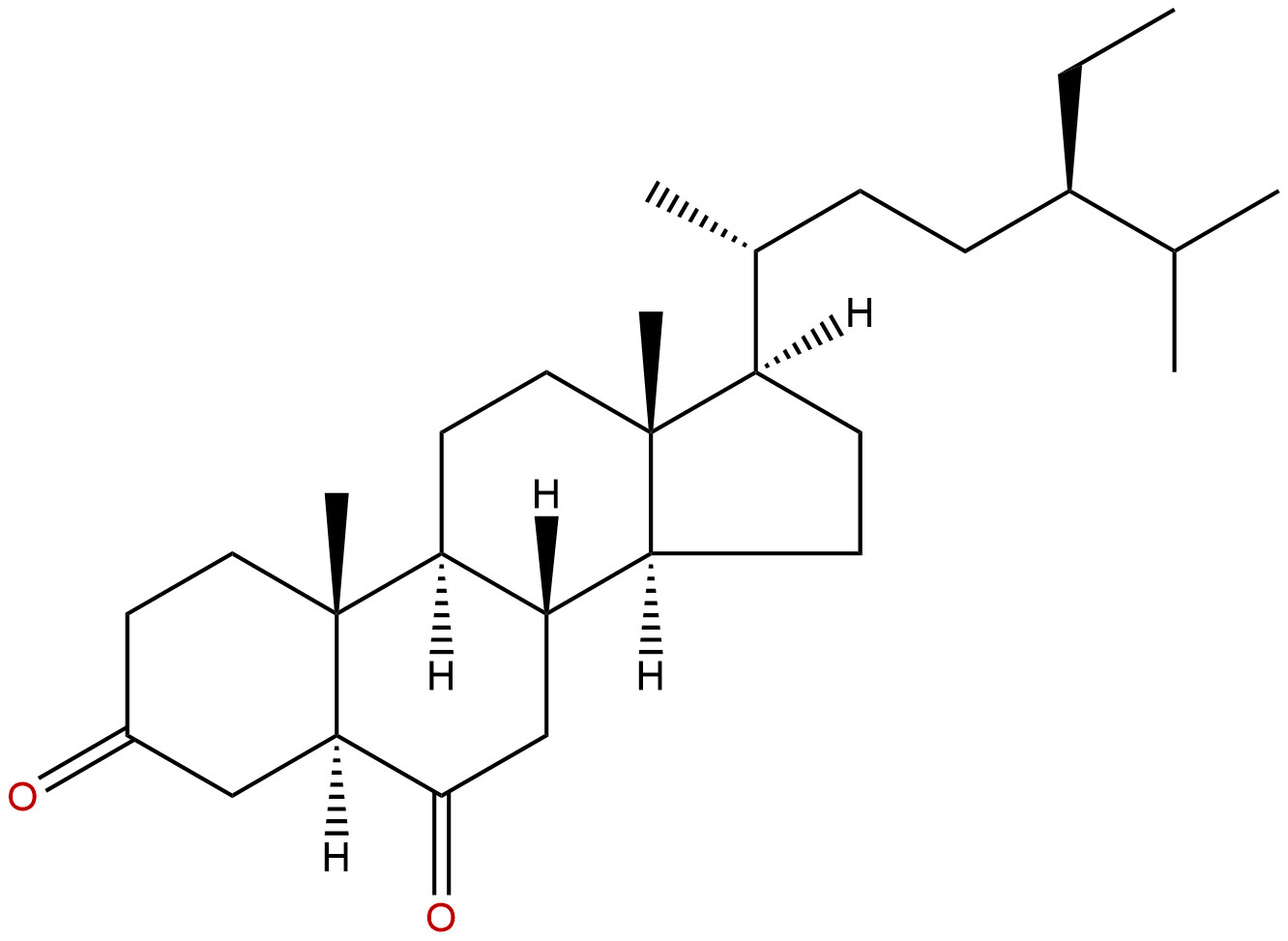 Stigmastane-3,6-dione