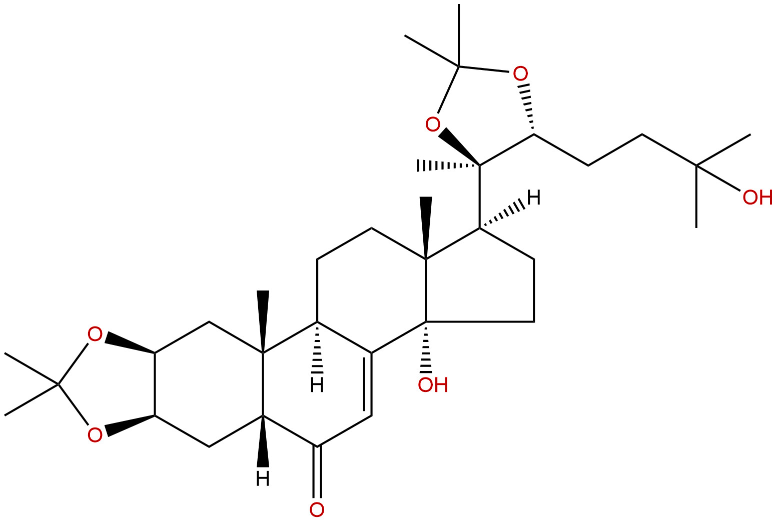 Ecdysterone 2,3:20,22-diacetonide
